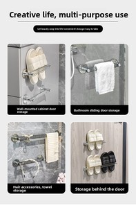 IMEGA Porte-chaussures mural moderne en plastique durable antidérapant, réglable, à ondulations, gain <span class=keywords><strong>de</strong></span> place, <span class=keywords><strong>pour</strong></span> la maison et la cuisine - Product Image 6