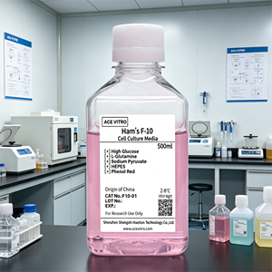 Milieu de culture cellulaire ACE VITRO OEM, mélange nutritif Ham's F-10 (F10), 500 ml, bouteille PET à haute teneur en glucose et glutamine - Product Image 4