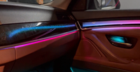Kit d'éclairage d'ambiance LED dynamique pour tableau de bord Galaxy F10 pour BMW Série 5 F11 F18 2011-2017, éclairage d'atmosphère étoilée intérieur