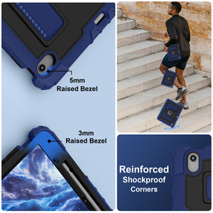 Capa Resistente a Impactos para iPad Air 13 M2 M3 2024 2025 com Suporte Dobrável, Porta Caneta Magnético e Alça de Ombro OEM ODM - Product Image 6