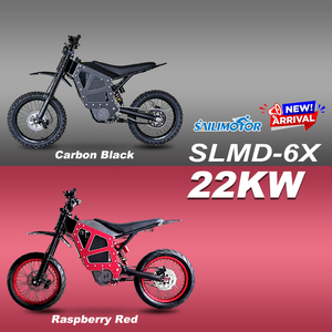 รถมอเตอร์ไซค์วิบาก SLMD-6X 22KW 72V แบบไร้แปรงถ่าน ความเร็วสูงสุด 100 กม./ชม. โครงอะลูมิเนียม มอเตอร์คู่ สำหรับผู้ใหญ่ - Product Image 4