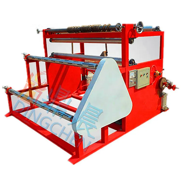 Hot selling Core base jumbo bobbin kraft packing paper roll rewinding slitting machine