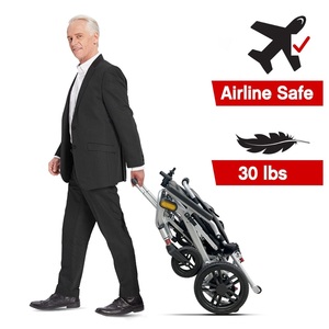 Silla de Ruedas Eléctrica KSM-603, Económica, Ligera, de Aleación de Aluminio, Plegable, Portátil, Solución de Movilidad para Viajes, Motor sin Escobillas - Product Image 4