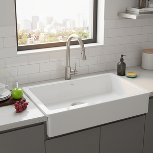 [BAEKJO] Évier en émail 860 BLANC avec surface hygiénique empêchant l'adhérence des taches et les odeurs - Product Image 3