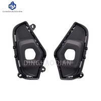 1 paire de feux antibrouillard LED, phare antibrouillard LED, cache de phare antibrouillard, cadre de calandre pour Toyota RAV4 RAV 4 2022 2023 2024