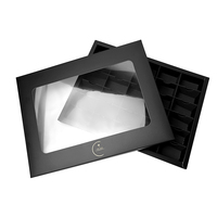 Boîte de base avec couvercle de 30 chocolats personnalisée boîte cadeau truffe emballage vide en papier écologique chocolat boîtes de luxe en aluminium avec logo