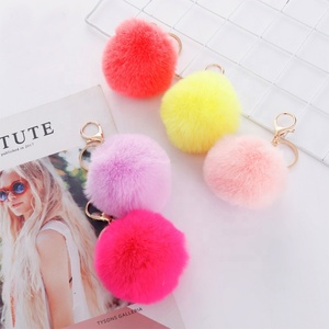 Porte-clés Pompon en Peluche Coloré Tendance en Gros Oneway – Boule de Fourrure Synthétique - Product Image 3