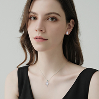 Offre Spéciale : Parure de Bijoux Femme en Argent Sterling 925 avec Pendentif Serpent Brillant CZ et Boucles d'Oreilles Clous Pierre de Naissance