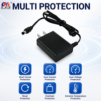 Adaptateur secteur AC-DC 12W personnalisable, prise murale US 12V 1A 24V 0.5A, directement de l'usine, pour éclairage LED et appareils électroménagers