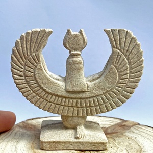 Diosa Egipcia Antigua <span class=keywords><strong>ISIS</strong></span> Tallada en Piedra Arenisca Natural de Alta Calidad para Decoración - Product Image 5