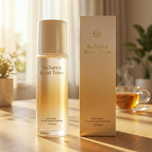 Tonique Visage Doux Sans Alcool pour Peaux Sensibles, Hydratant Végétalien au Riz Fermenté et Niacinamide, Essence Apaisante, Marque Blanche - Product Image 2