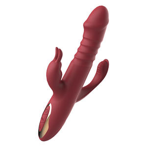 Masturbateur féminin pour adultes, bâton AV, vente en gros, lapin à trois têtes, électrique, en silicone <span class=keywords><strong>souple</strong></span>, réglable, vibrant et agrandi - Product Image 5