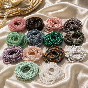 Nuovi Prodotti: Braccialetto di Alta Qualità con Perline di Cristallo Energetico, Materiales Misti per Guarigione Spirituale, Quarzo Rosa per Ornamento - Product Image 1