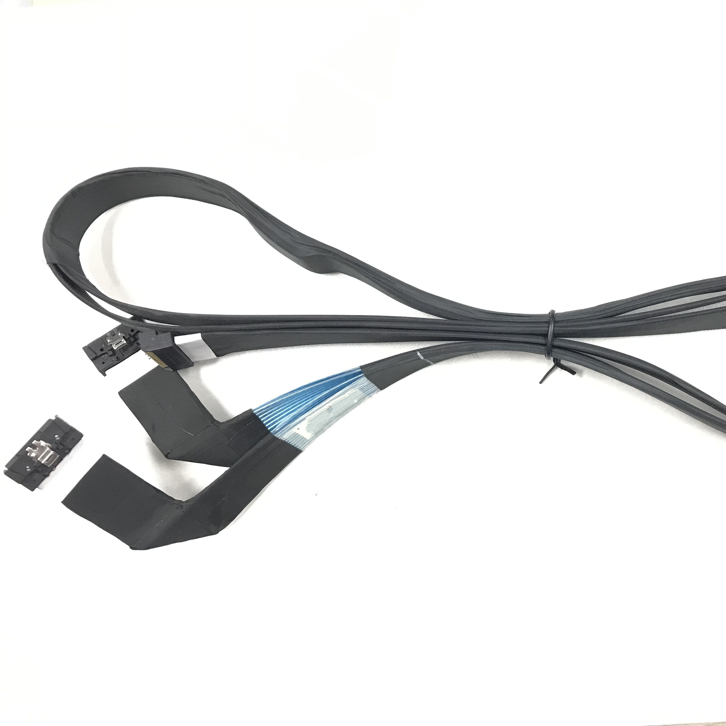 HONPNK 1.2M 1.6M Two Combination SlimSAS SFF-8654 8i to SlimSAS SFF-8654 8i Cable Server Hard Disk Data Cable