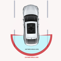 Caméra de recul Wemaer HD IP68 étanche, vision nocturne grand angle 170 degrés pour BMW Série 3/5