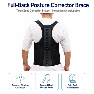 Cinturón de Soporte <span class=keywords><strong>Lumbar</strong></span> Elástico, Almohadilla Ergonómica Moldeada para la Espalda, Correas de Compresión de Doble Capa para Alivio Diario del <span class=keywords><strong>Dolor</strong></span> de Espalda y <span class=keywords><strong>Hernia</strong></span> - Product Image 6