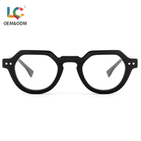 Montures optiques en acétate, lunettes de vue rétro à monture fine pour la lecture quotidienne et le travail
