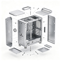 Boîtier de serveur personnalisé de pointe, usinage CNC, fabrication de tôles, certifié ISO9001, tolérance de précision 0,001 mm, délai de livraison court