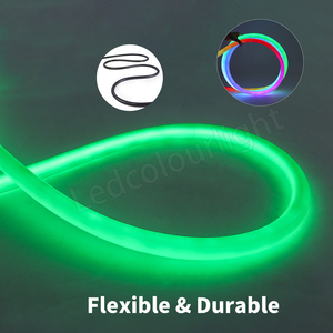 Bande lumineuse LED noire 10M D25 RGB <span class=keywords><strong>DMX</strong></span>/WS2811, néon adressable, 360 degrés, étanche IP65, flexible, pour décoration extérieure - Product Image 5