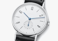 Montre élégante classique moderne en acier inoxydable trempé, petite seconde, 40 mm, étanche, verre saphir, pour homme et unisexe