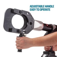 Outil de sertissage hydraulique automatique sans fil ZUPPER EB-105, alimenté par batterie, pour HVAC, portée de coupe 105 mm, pour cosses de câbles