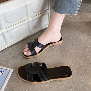 Women's New Open Toe <b>Summer</b> Flip-flops Soft Flat Indoor/outdoor Non-slip Beach for <b>Slippers</b> With Eva Insole Breathable for Sprin - Product Image 6
