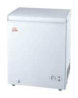 Meilleur prix économie d'énergie 100L Mini congélateur à porte unique Nouveau modèle de congélateur coffre pour le stockage d'aliments pour animaux de compagnie à usage domestique
