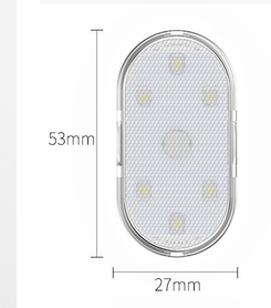 Luz LED Interior para Auto con Sensor Táctil, Decorativa, Colorida, para Mapa, Lectura, Pies, Maletero, Techo, Recargable por USB - Product Image 3