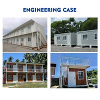 Casa Contenedor Plegable de Montaje Rápido, Casa Modular de 2 Pisos, Dormitorio, Diseño Moderno, Edificio de Oficinas, Uso Escolar, Sala de Estar