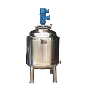 Tanque de mezcla de oferta directa con agitador, tanque de mezcla de calentamiento a vapor, tanque de mezcla cosmético, mezclador de crema química con bomba de descarga - Product Image 1