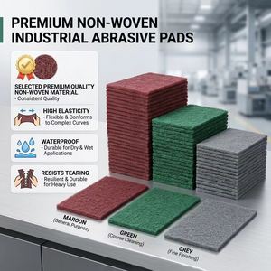 Tampon de Nettoyage Industriel Premium 9x11 Pouces, Éponge Abrasive pour Préparation de Surfaces - Product Image 1