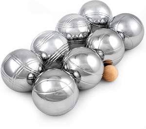YumuQ 73MM Métal 4 Équipe Pétanque Set Pétanque Français Jeu <span class=keywords><strong>De</strong></span> <span class=keywords><strong>Boules</strong></span> <span class=keywords><strong>Boules</strong></span> <span class=keywords><strong>De</strong></span> Pétanque avec Carry Case - Product Image 3