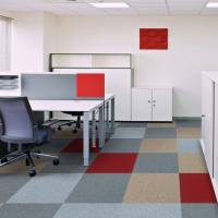Dalles de moquette modulaires 50x50cm à boucles, modernes, économiques, insonorisantes, pour maison et bureau, avec support PVC rayé, pour escaliers et salons