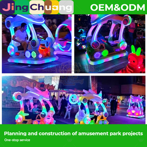 Coche de choque a batería luminoso para niños, doble, para centros comerciales, parques infantiles y puestos de mercado nocturno - Product Image 6