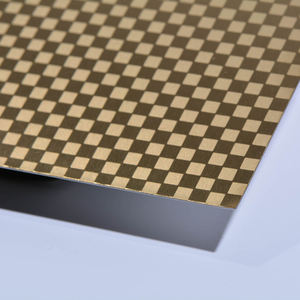 装飾パネルミラーカラーステンレス鋼装飾板金壁パネル用エッチングステンレス鋼板 - Product Image 3