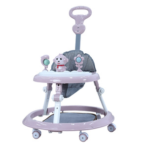 Andadera Para Bebes廉价多功能学习<span class=keywords><strong>3</strong></span>合1学步车婴儿玩具音乐婴儿推步车带轮子和座椅 - Product Image 1