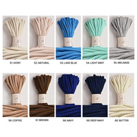 Corde à Crochet en Coton Torsadé Épaisse Fait Main DIY 8mm 10 Mètres/Rouleau, Cordon de Serrage pour Sac, Accessoires, Cordon Tricoté à la Main pour Vêtements