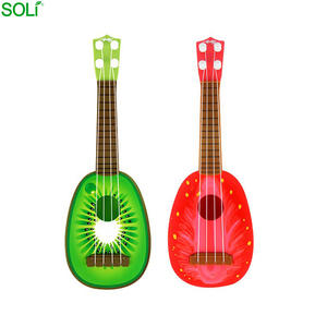Simulation <span class=keywords><strong>Enfance</strong></span> Instruments Musicaux Ukulélé Jouets Jouet de Guitare En Plastique - Product Image 1