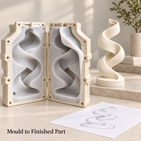 Moule en résine Tietuo + noyau en silicone PU C293-G5, résine légère, équipe de R&D expérimentée