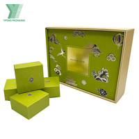 Caja de Papel Reciclable de Alta Calidad con Diseño Nuevo, Personalizable al por Mayor, para Empaque de Alimentos, Galletas del Desierto, Regalos, Caja para Pastel de la Luna de Medio Otoño