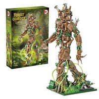 DK 6008 Ensemble de blocs de construction Arbre-homme forestier mobile 918 pièces Modèle de monstre arbre lumineux Jouet d'assemblage DIY Cadeau pour garçons