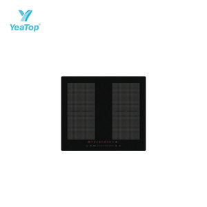 Table de cuisson à induction encastrable 4 zones avec surface en verre, commande tactile, économe en énergie et coupure de sécurité - Product Image 4