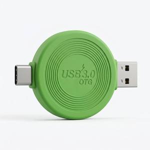 แฟลชไดรฟ์ USB <span class=keywords><strong>รูป</strong></span>ทรงเรขาคณิต PVC แบบกำหนดเอง พร้อมพอร์ต Type C ความจุ 8GB/16GB/32GB ของขวัญส่งเสริมการขายที่สมบูรณ์แบบสำหรับโรงเรียน - Product Image 4