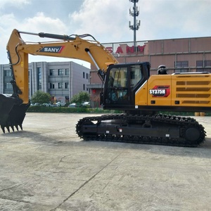 Excavadora de orugas SANY de gran tamaño, marca original china de segunda mano SANY SY375H PRO SY375, venta de excavadoras de oruga - Product Image 5