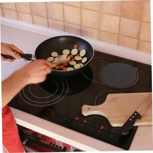 Alfombrillas de Silicona para Placas de Inducción, Protector de Arañazos, Alfombrilla Redonda Aislante del Calor, Alfombrilla de Silicona para Cocina de Inducción Moderna, 100 Unidades - Product Image 3