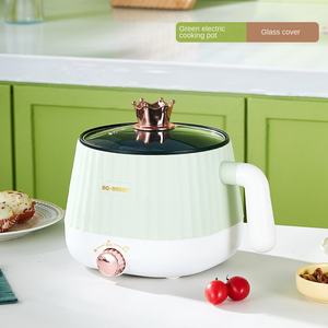 Nueva sartén eléctrica pequeña multifunción, todo en uno, estofado hirviendo y olla para cocinar fideos para estudiantes y residentes de dormitorios - Product Image 6