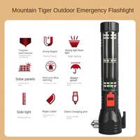 COB LED Taschenlampe Solarbetrieben mit Magnetfuß Multifunktional für Notfälle, Werkstatt, Camping CE RoHS-konform OEM/ODM Anpassbar