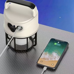 Portable Camping Lantern Led Rechargeable Battery Hand Press Switch Outdoor Camping Light Mobile Phone Charging Emergency Light - Product Image 1