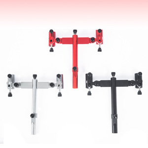 Support de canne à pêche double en alliage d'aluminium, réglable multi-angles, pour cannes à pêche - Product Image 1