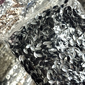 Strass thermocollants <span class=keywords><strong>en</strong></span> <span class=keywords><strong>aluminium</strong></span> noir <span class=keywords><strong>marquise</strong></span> 5*10mm, sans nickel, écologiques, pour vêtements - Vente <span class=keywords><strong>en</strong></span> gros - Product Image 4